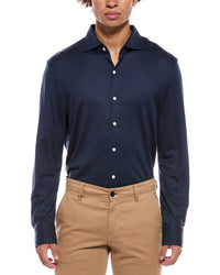 Isaia Isaia Jersey Wool Sport Shirt