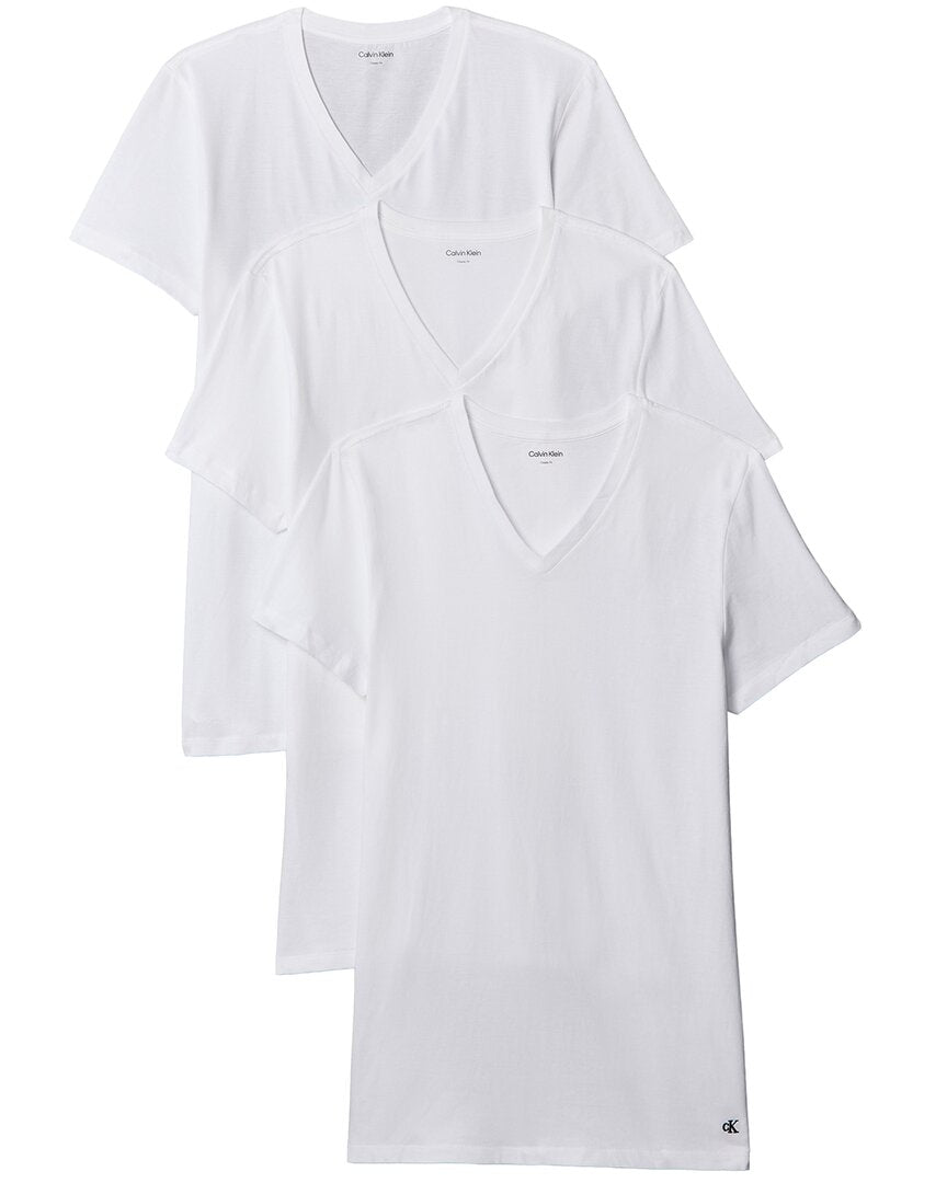 Calvin Klein Calvin Klein Short Sleeve V-Neck 3-Pack