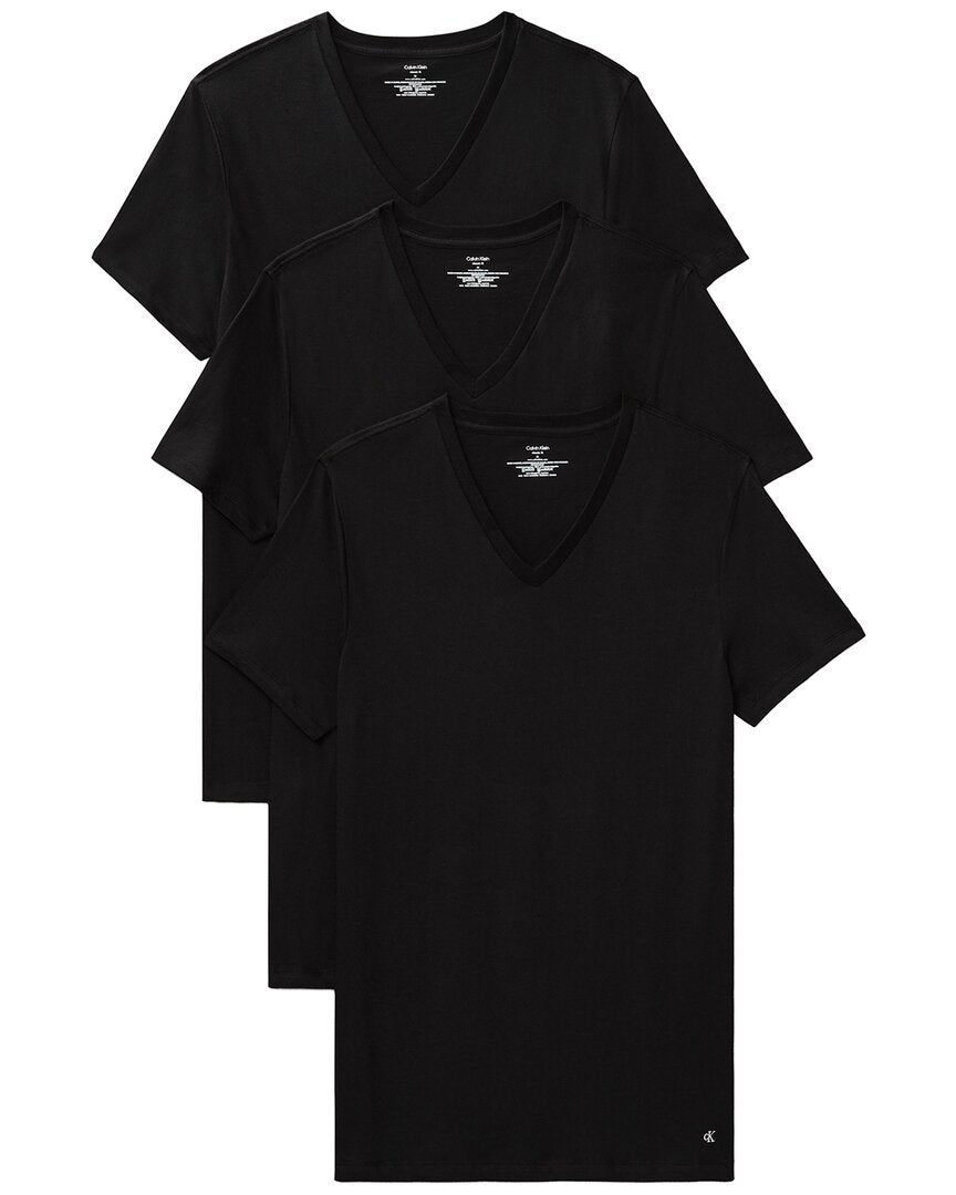 Calvin Klein Calvin Klein Short Sleeve V-Neck 3-Pack