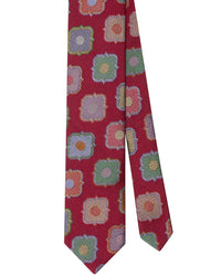 Robert Talbott Robert Talbott Silk & Wool-Blend Large Medallion Necktie