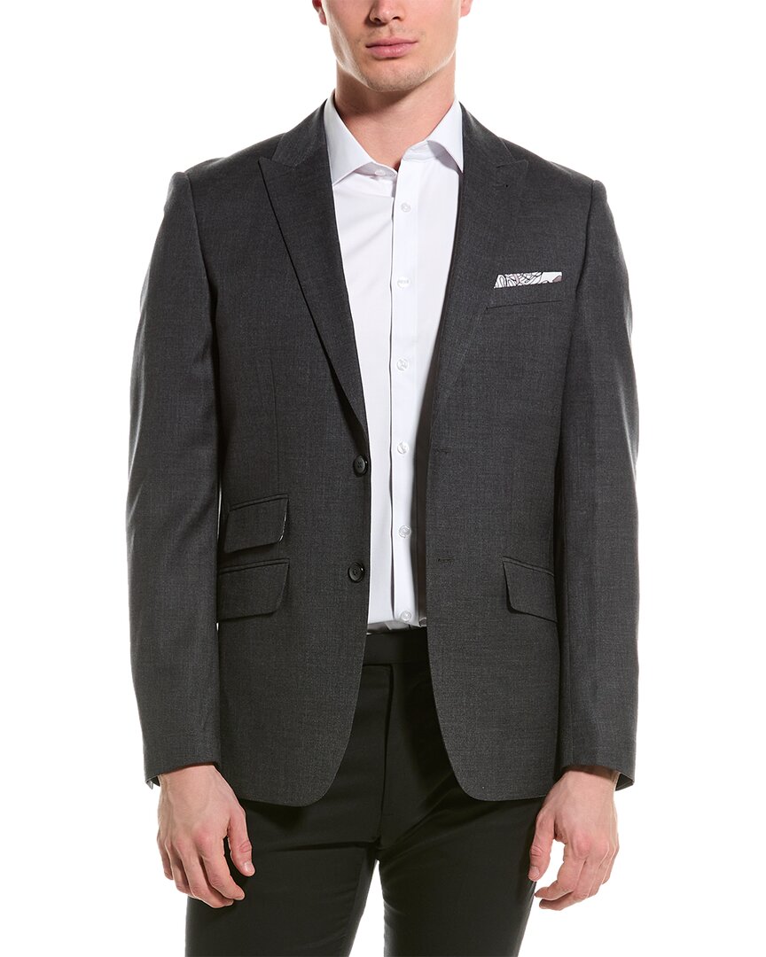 Paisley & Gray Ashton Slim Peak Jacket Grey Multi