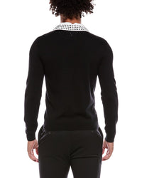 Valentino Valentino Slim Fit Wool Polo Shirt