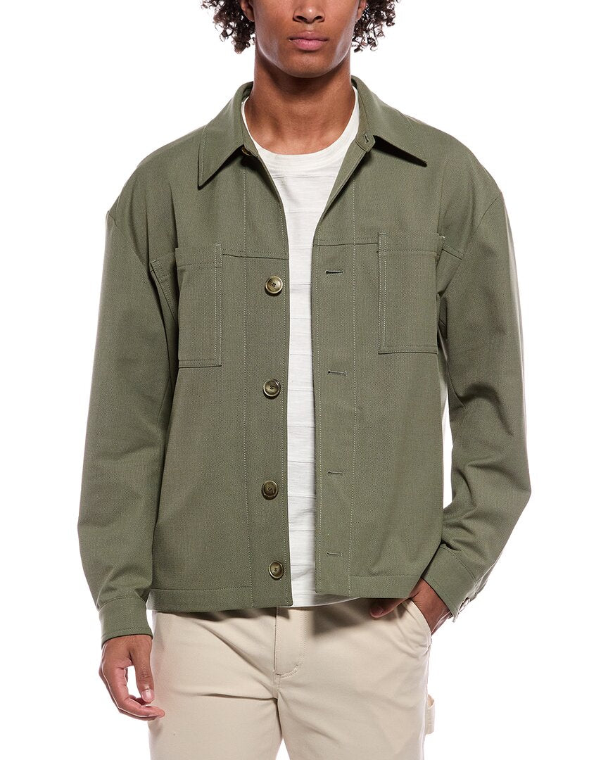 Hugo Boss Hugo Boss Craig Wool-Blend Overshirt