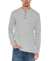 WEATHERPROOF VINTAGE Weatherproof Vintage Replenishment Brushed Jersey Henley