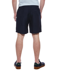 Tahari Woven Flat Front Linen-Blend Short