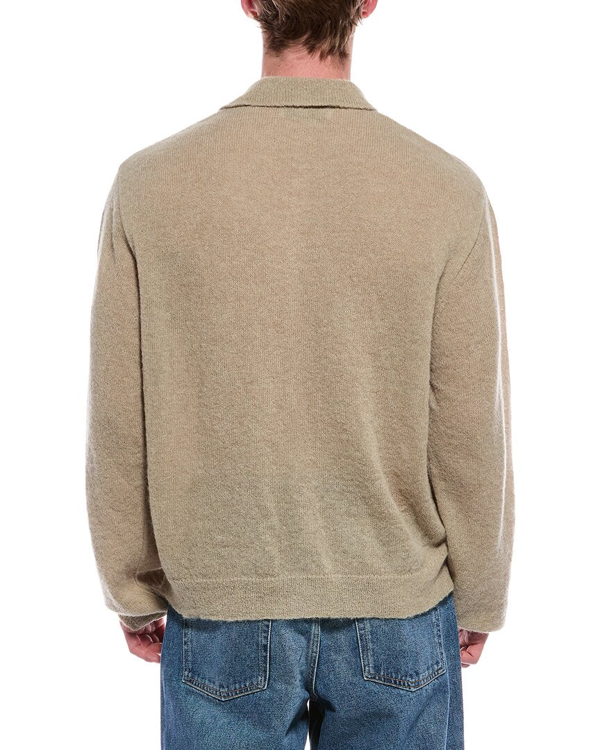 Our Legacy Alpaca & Wool-Blend Polo Sweater