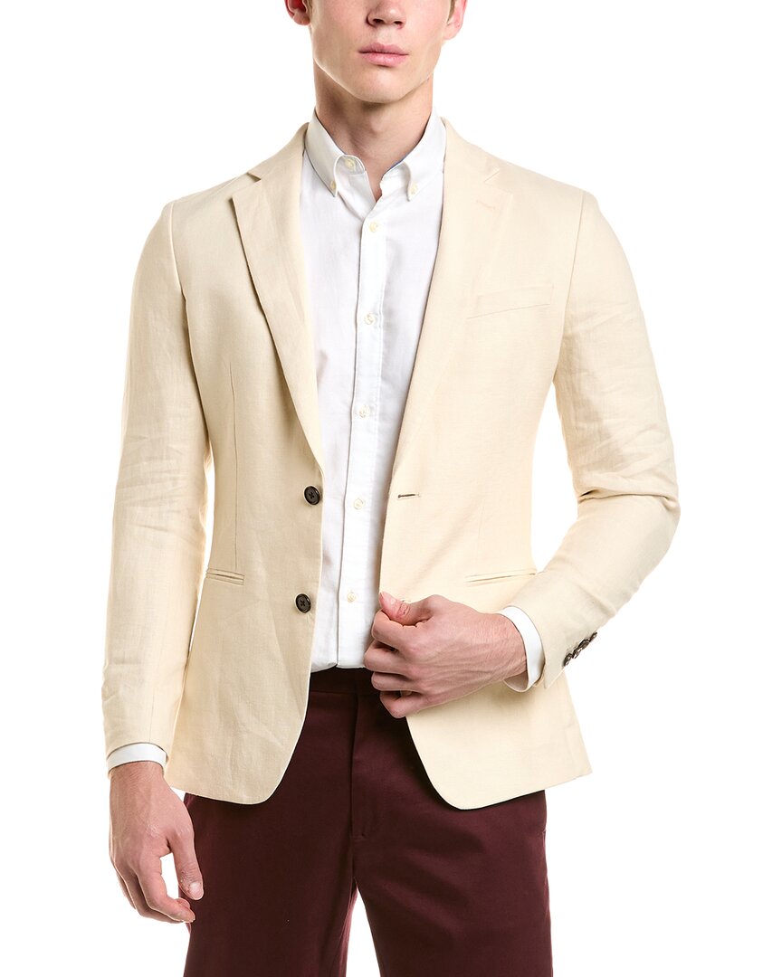 Reiss Reiss Grey Formal Linen Formal Jacket