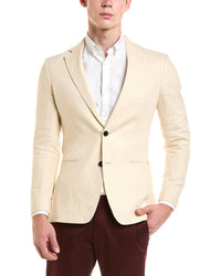 Reiss Reiss Grey Formal Linen Formal Jacket