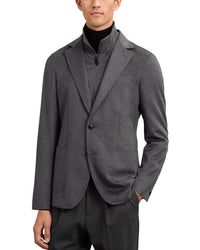 Reiss Reiss Patch Notch Gilet I Wool-Blend Formal Jacket