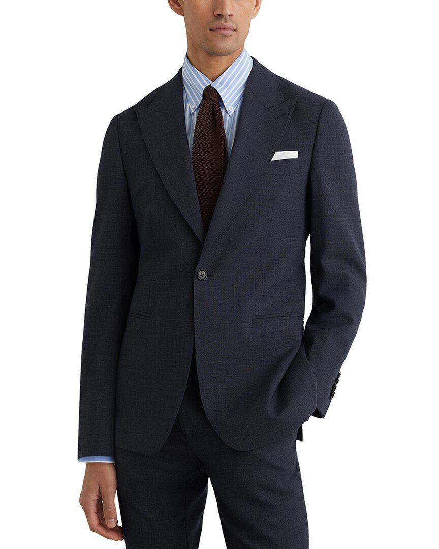 Reiss Reiss Fiber Peak Textured Wool Formal Jacket