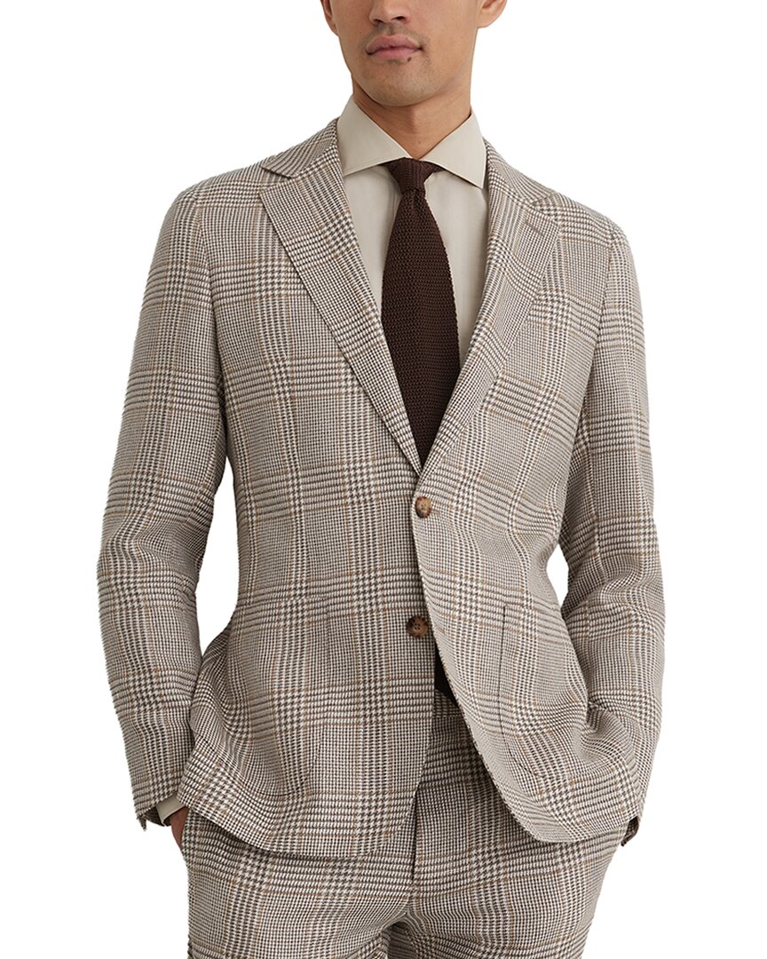 Reiss Reiss Epsom Notch Prince Linen & Wool-Blend Formal Jacket
