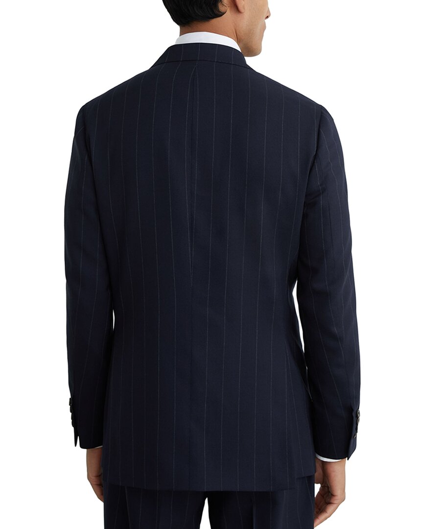 Reiss Reiss Bank Pinstripe Peak Wool Formal Jacket