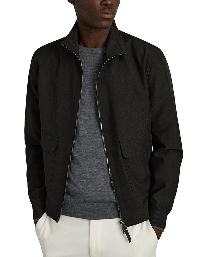 Reiss Reiss Rufus Zip Through Funnel Casual Jacket