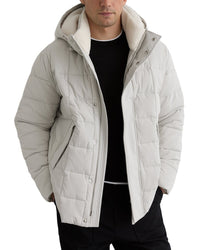 Reiss Reiss Klause Borg Lined Quilted Casual Jacket
