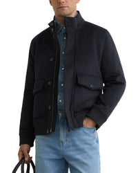 Reiss Reiss Hadley Short Wool-Blend Bomber Jacket
