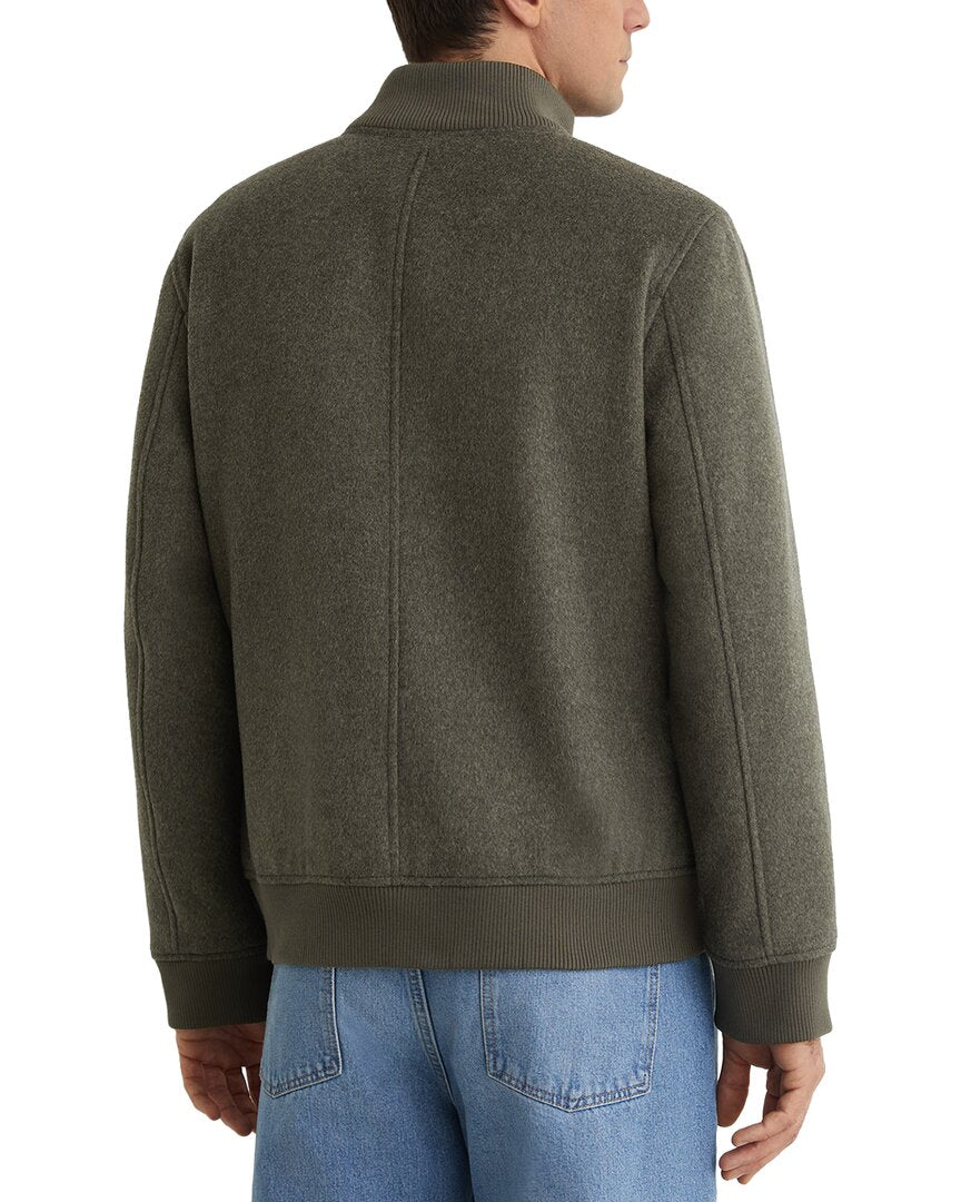 Reiss Reiss Hadley Short Wool-Blend Bomber Jacket