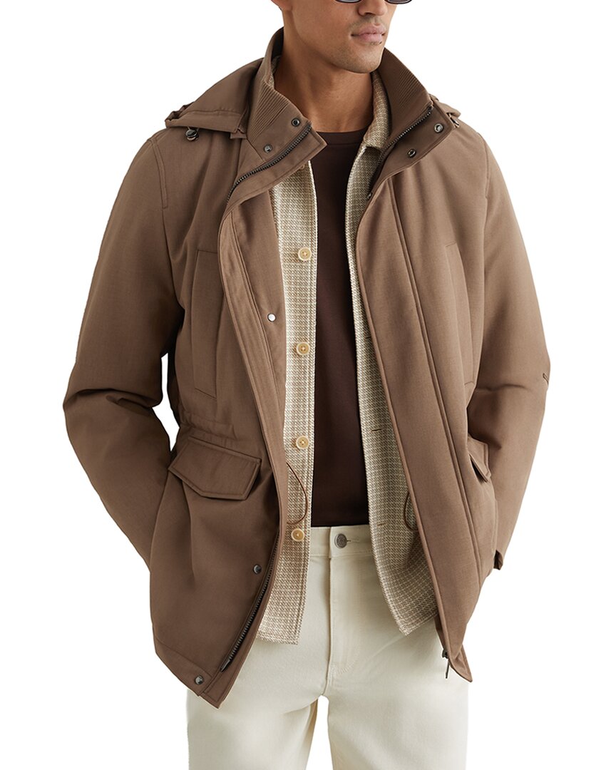 Reiss Reiss Lord Hooded Zip Through P Casual Jacket