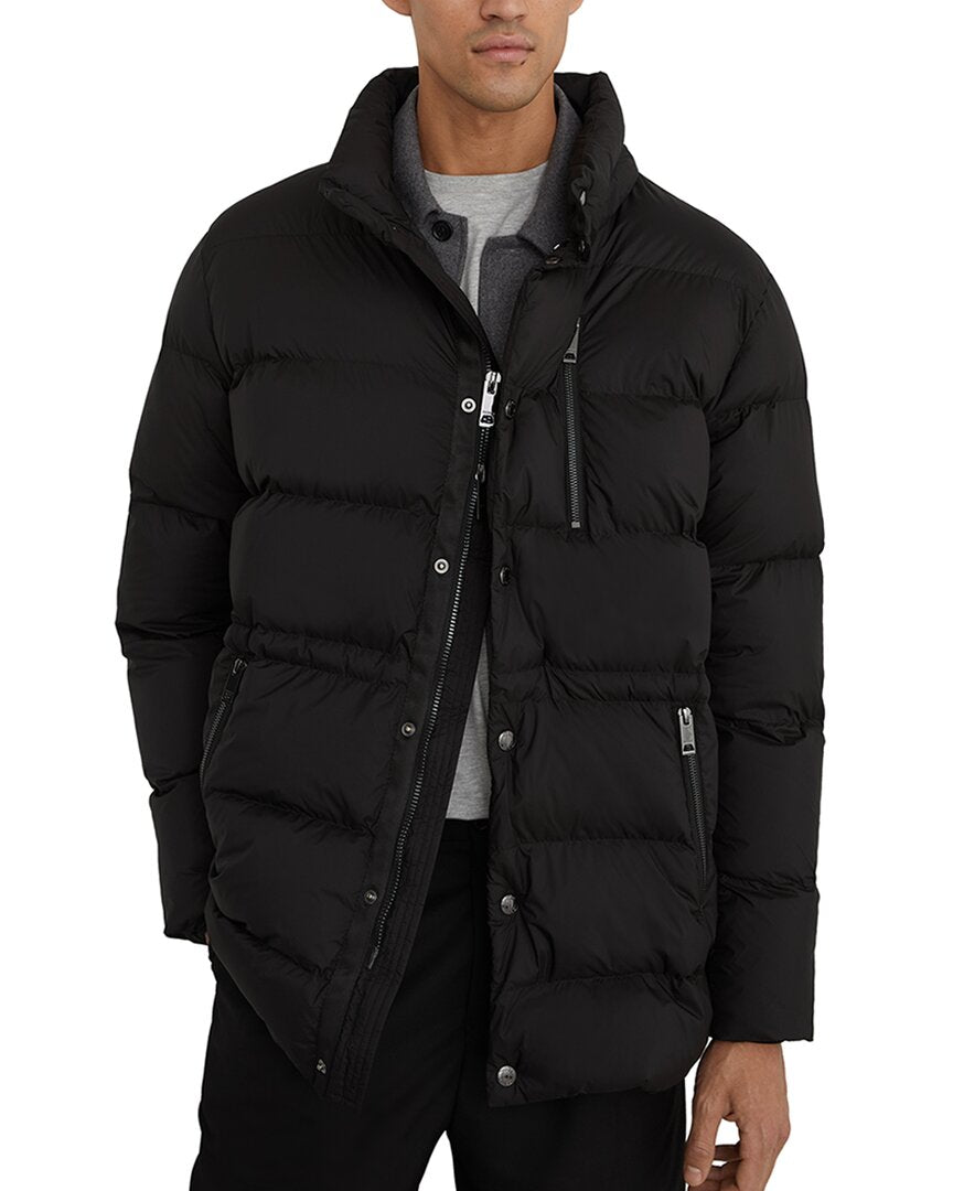 Reiss Reiss Lebane Hooded Quilted Puffer Casual Jacket
