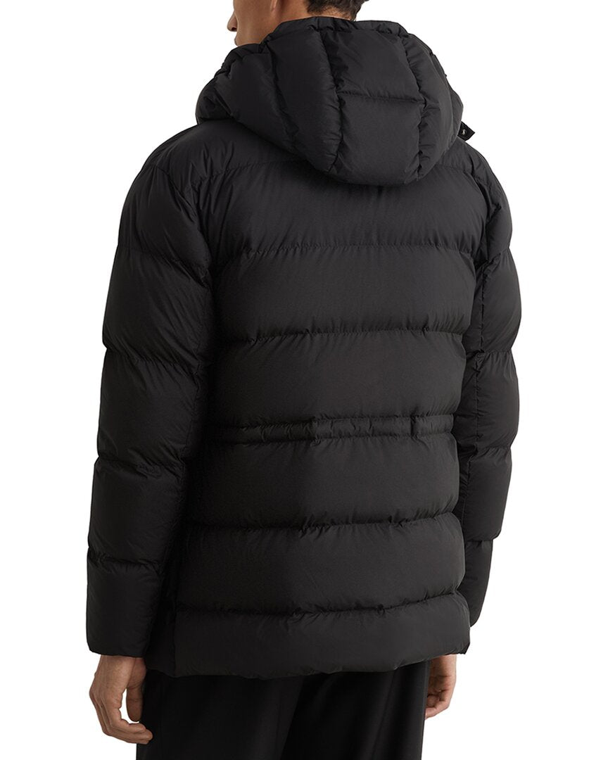 Reiss Reiss Lebane Hooded Quilted Puffer Casual Jacket