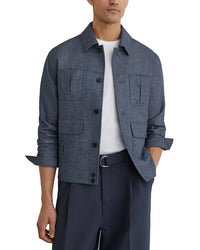 Reiss Reiss Lagos Linen Four Pocket S Casual Jacket