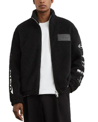 Reiss Reiss Nylon Logo Embroidered Casual Jacket