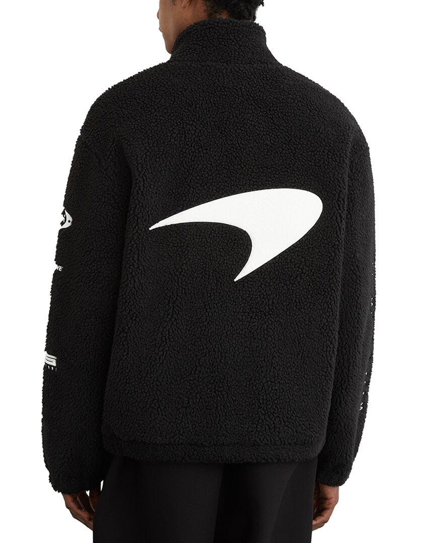 Reiss Reiss Nylon Logo Embroidered Casual Jacket