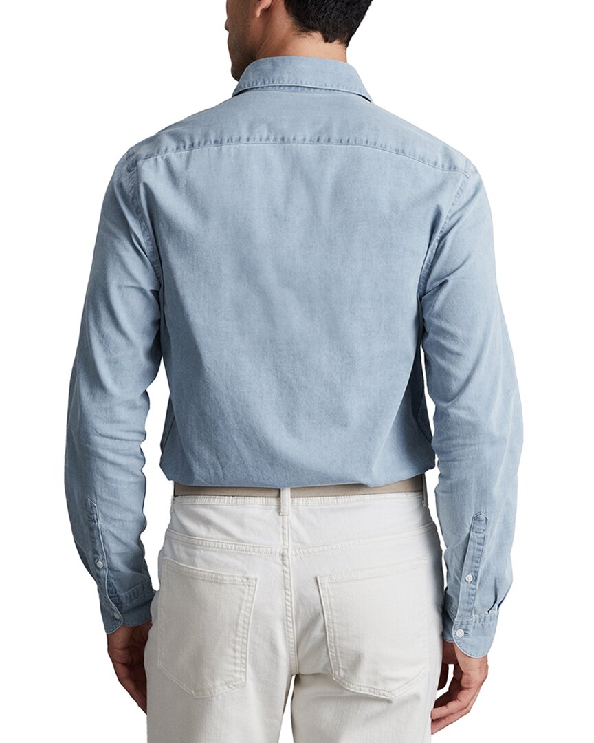 Reiss Reiss Draper Washed Chambray Casual Shirt