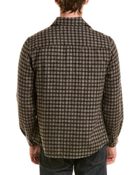 Reiss Reiss Jack Checked Wool-Blend Overshirt