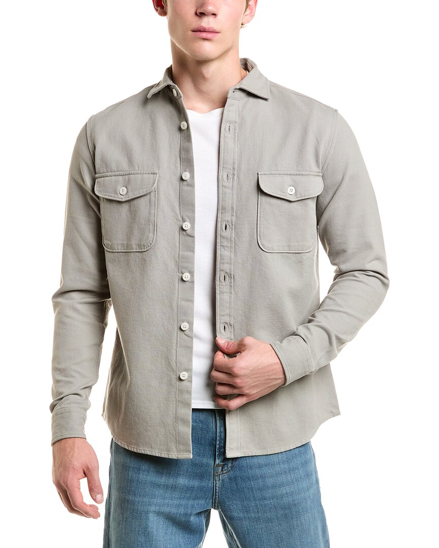 Reiss Reiss Harry Cotton Canvas Ov Casual Shirt
