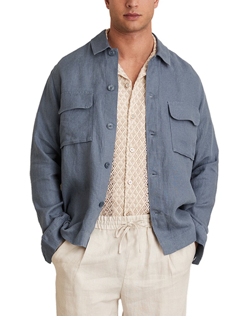 Reiss Reiss Eze Linen Twin Pocket Casual Shirt