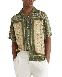 Reiss Reiss Vicente Paisley Print Casual Shirt