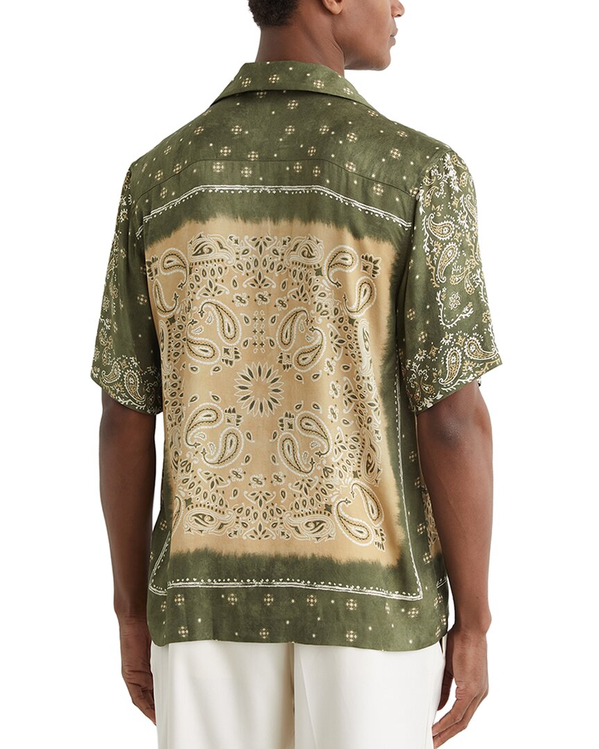 Reiss Reiss Vicente Paisley Print Casual Shirt