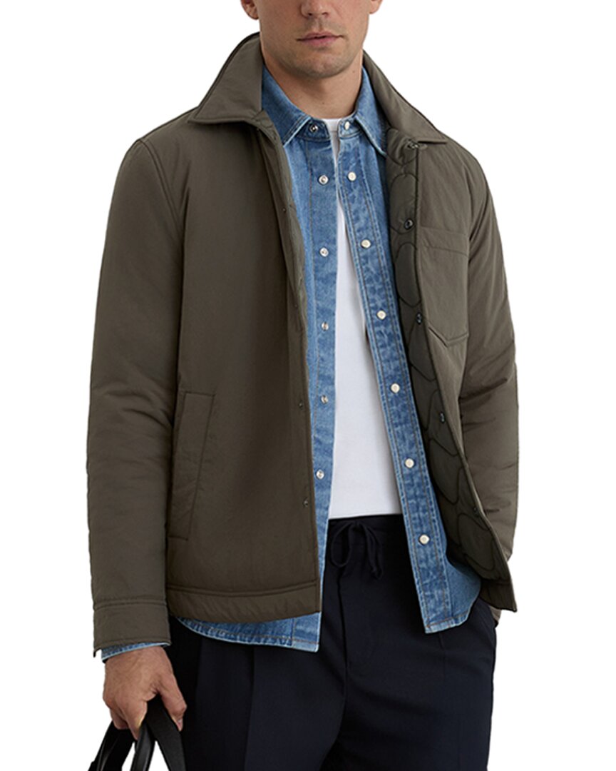 Reiss Reiss Vasey Nylon Quilted Ov Casual Shirt