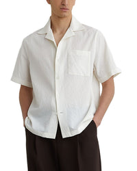 Reiss Reiss Eclipse Cuban Crinkle Casual Shirt