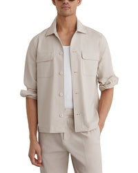 Reiss Reiss Cleric Button Through Casual Shirt