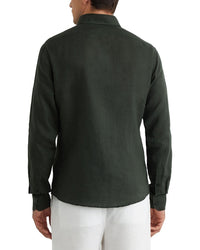Reiss Reiss Queens Button Down Linen Casual Shirt