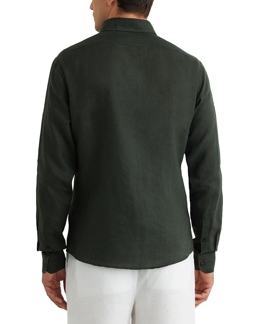 Reiss Reiss Queens Button Down Linen Casual Shirt