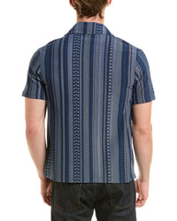 Reiss Reiss Aztek Texture Print Top