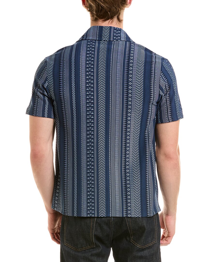 Reiss Reiss Aztek Texture Print Top