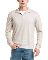 Reiss Reiss Albery Waffle Half Zip Top