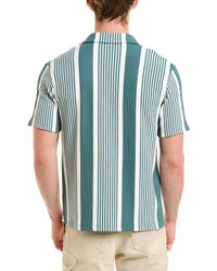 Reiss Reiss Fernando Striped Rib Cardigan