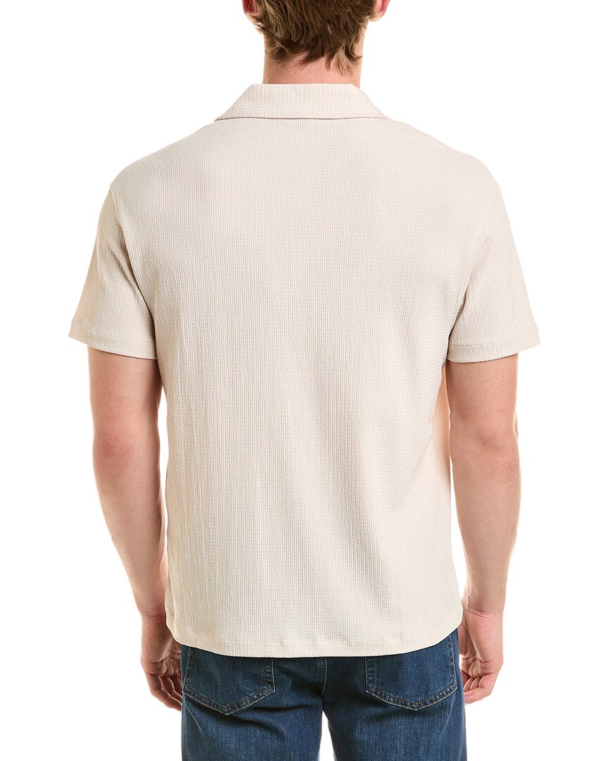 Reiss Reiss Hector Textured Cuban Shirt