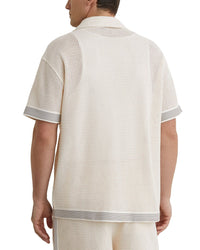 Reiss Reiss Aliso Crochet Tape Cub Shirt