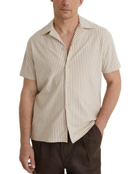 Reiss Reiss Aurelia Stripe Cuban S Shirt