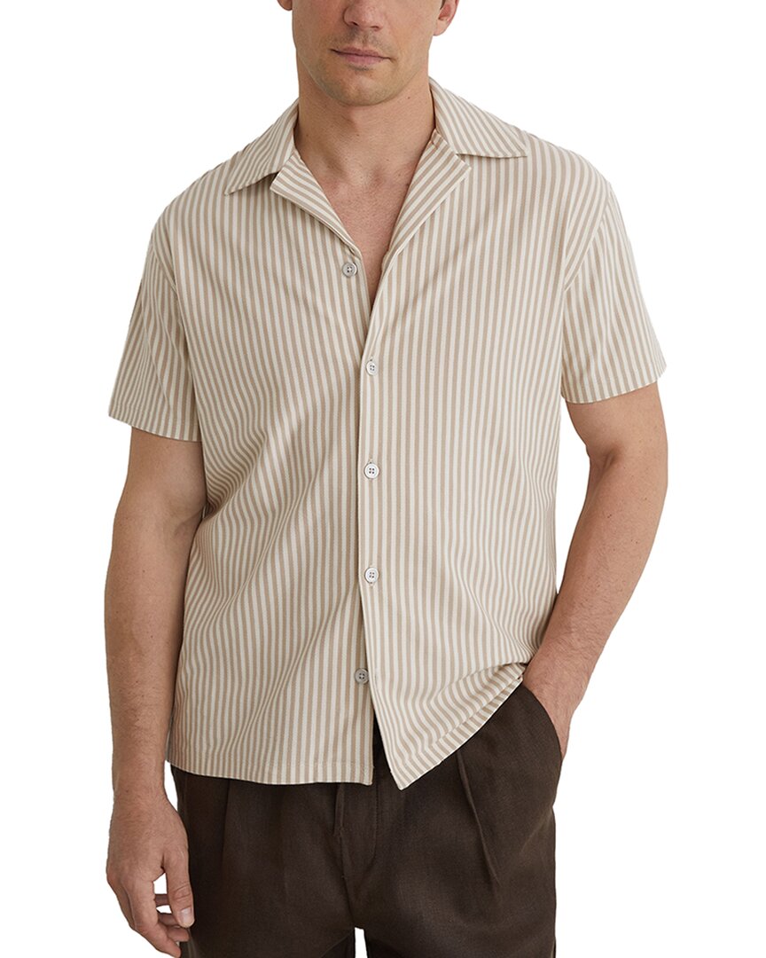 Reiss Reiss Aurelia Stripe Cuban S Shirt