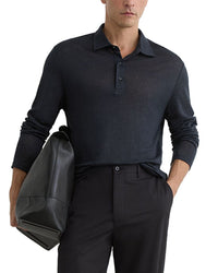 Reiss Reiss Pembroke Linen Polo Shirt