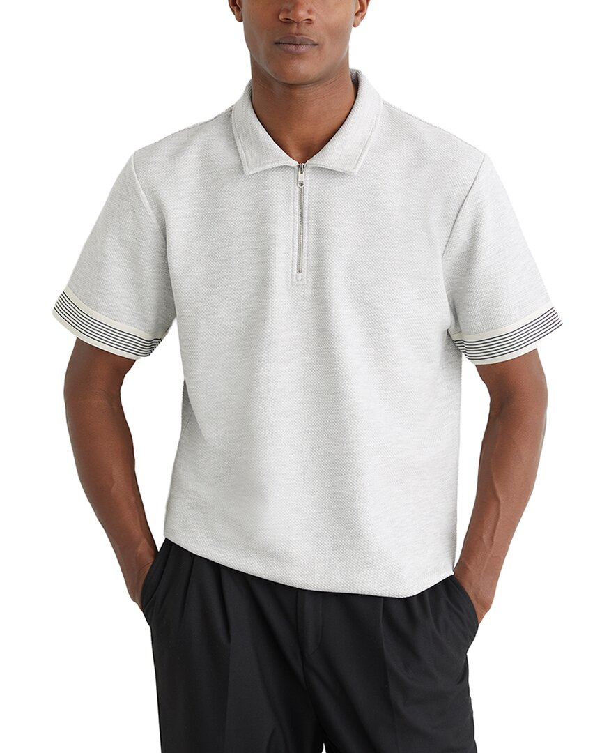 Reiss Reiss Bruno Half Zip Tape In Pullover