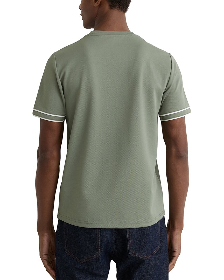 Reiss Reiss Oscar Piped Textured C T-Shirt