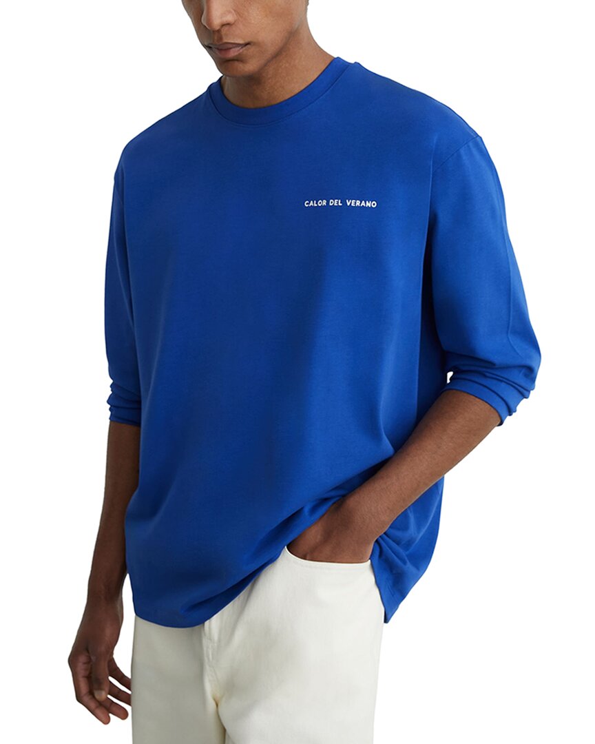 Reiss Reiss Palma Crew Printed Mot T-Shirt