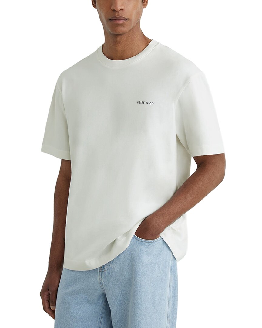 Reiss Reiss Splash Crew Dive Print T-Shirt